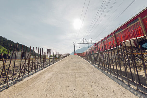 RhB Ausbau Bahnhof, Ilanz